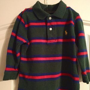 Polo by Ralph Lauren Kids Striped Polo - Green, Blue, Red